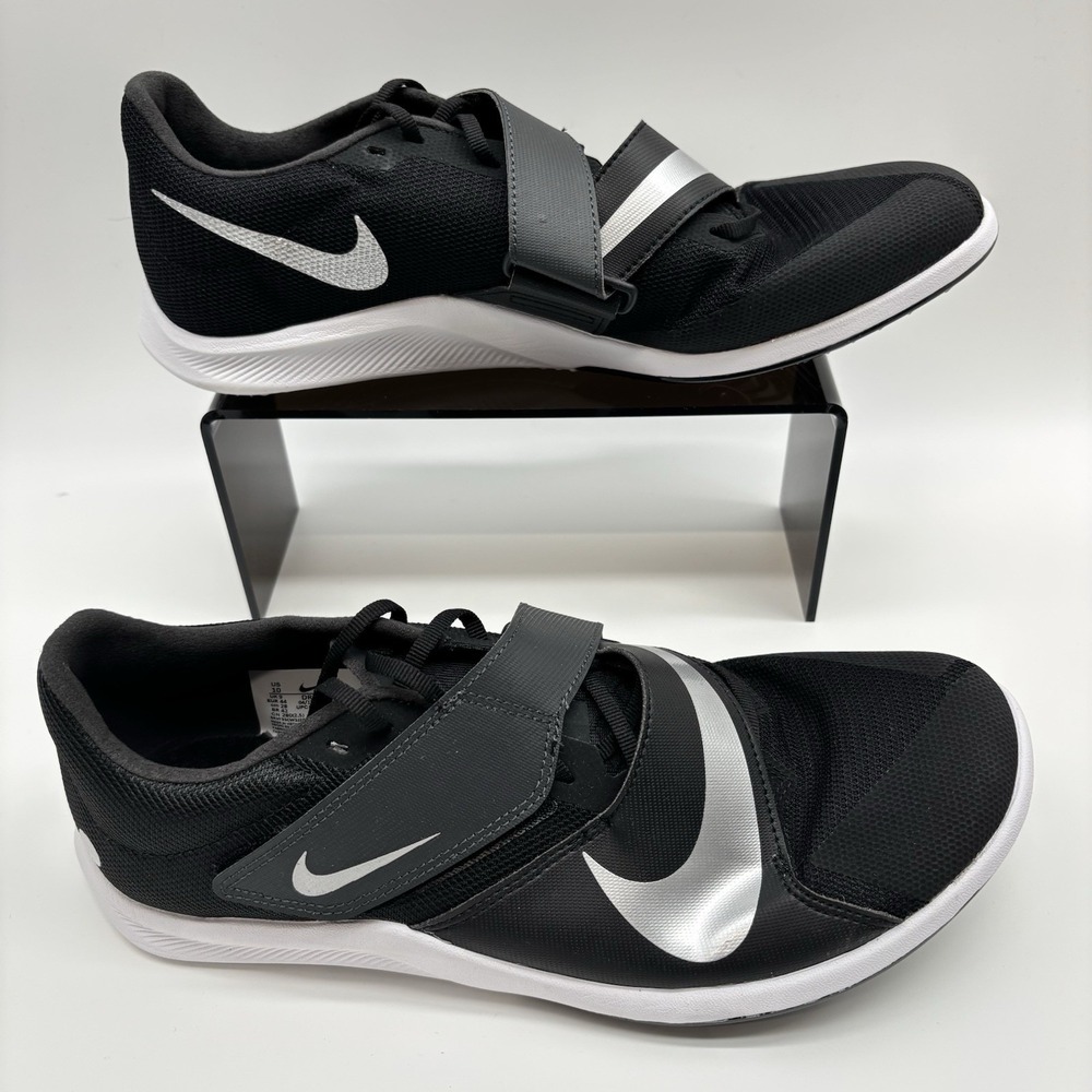 New Nike Mens‎ Zoom Rival Jump Track & Field, Black/silver, Size 9 Men's